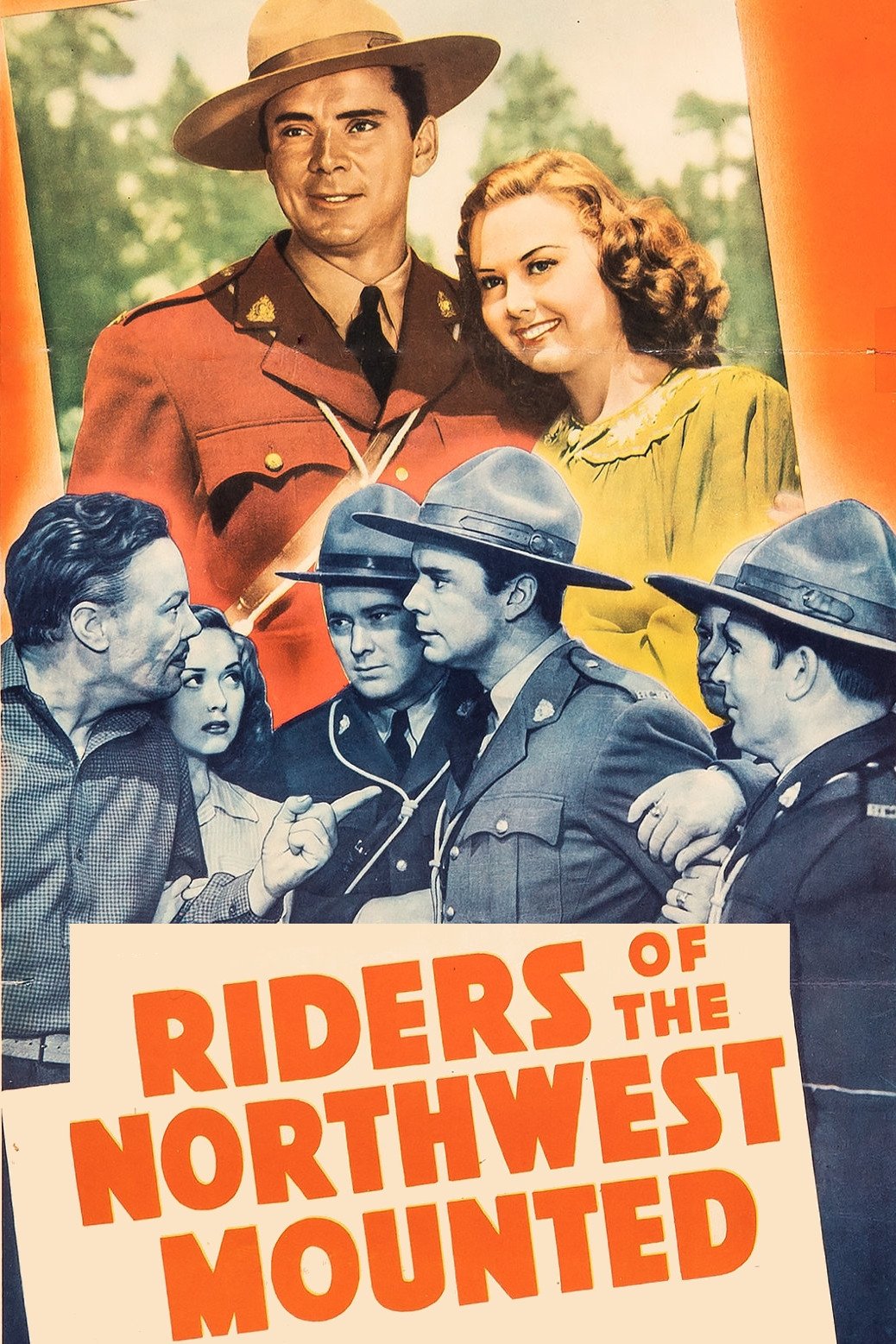 Riders of the Northwest Mounted poster