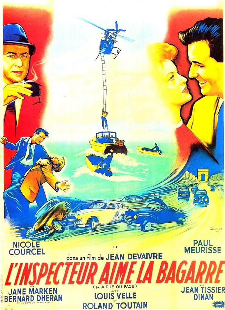 The Inspector Likes a Fight poster