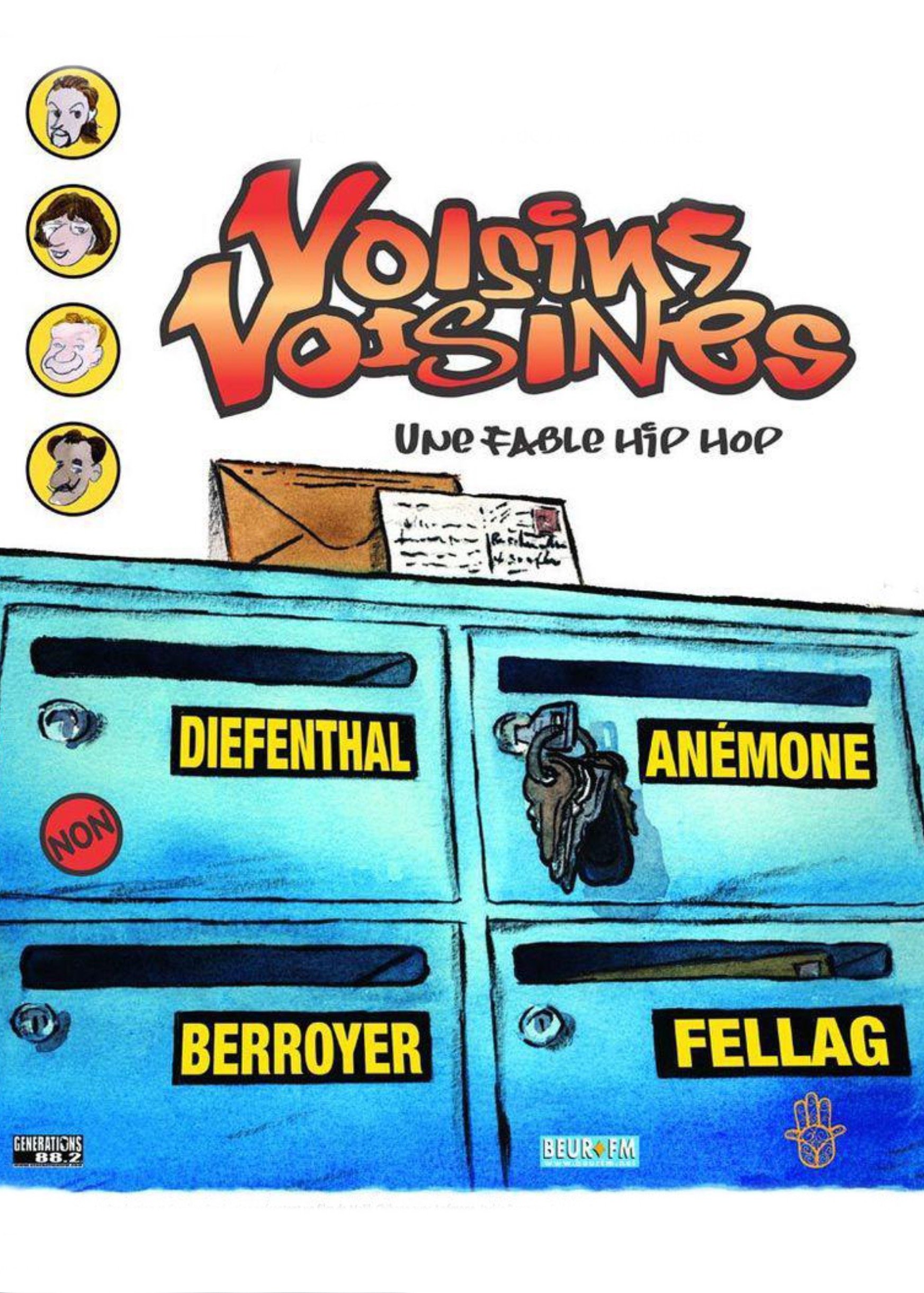 Voisins, voisines poster